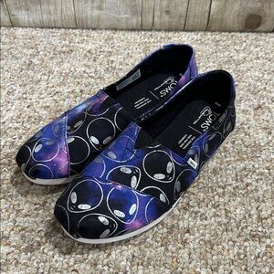 NEW Toms Alpargata Alien Galaxy Ortholite Slip On Shoes Sneakers Womens 6